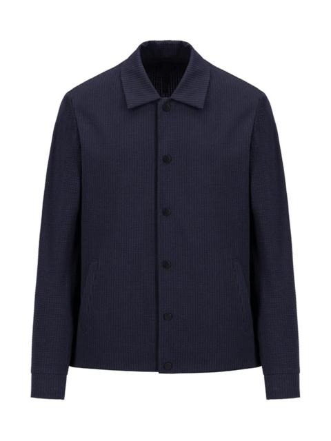 Harris Wharf London STRIPED SHIRT JACKET