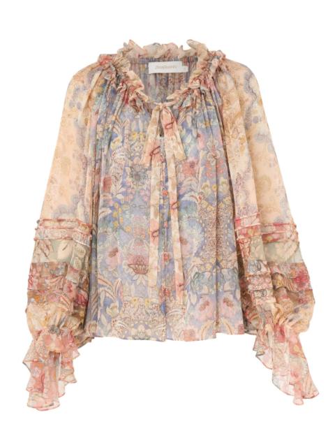 Zimmermann REBELLION CORDED BLOUSE