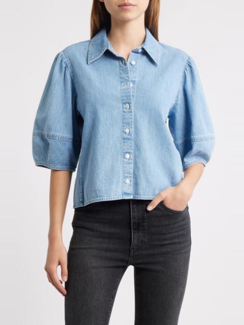 FRAME FRAME The Lantern Chambray Button-Up Shirt in Aphrodite at Nordstrom