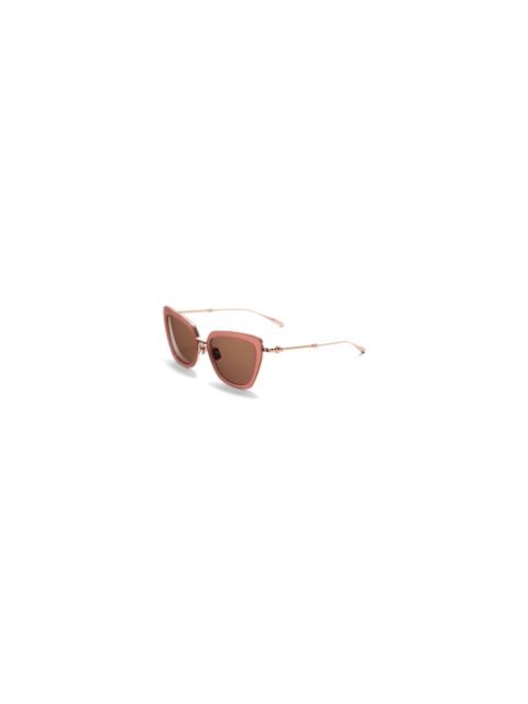 Valentino Valentino DAYDREAM II Brown Butterfly Ladies Sunglasses VLS-165 D 53