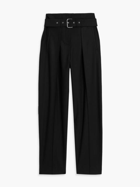 Other Designers Benet belted wool-blend tapered pants