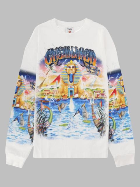 CASABLANCA Casablanca Men T-Shirt Con Stampa "Egypt"