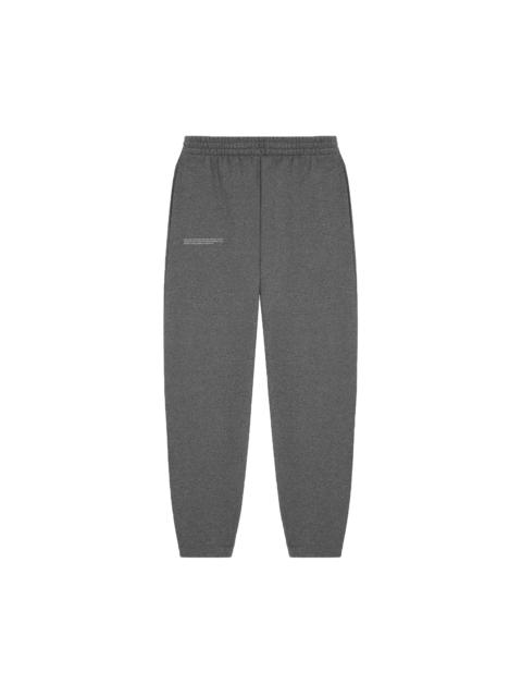 PANGAIA Mens Reclaimed Cotton Barrel-Leg Track Pants - Reclaim Charcoal