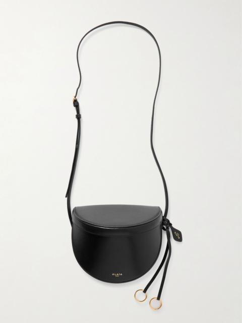 Alaïa Textured-leather shoulder bag Black