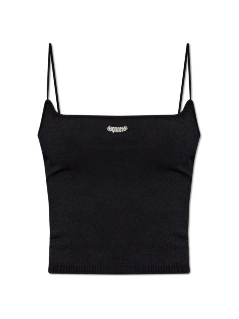 Dsquared2 Cropped Top With Logo