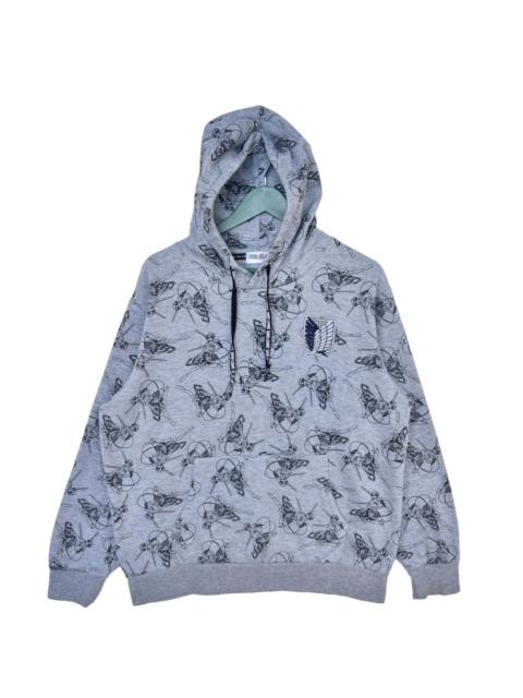 Other Designers Japanese Brand - Attack On Titan All Print Hoodie