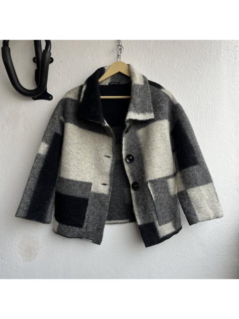Other - NICE DESIGN SWITCHING WOOL COAT MADE IN ITALY