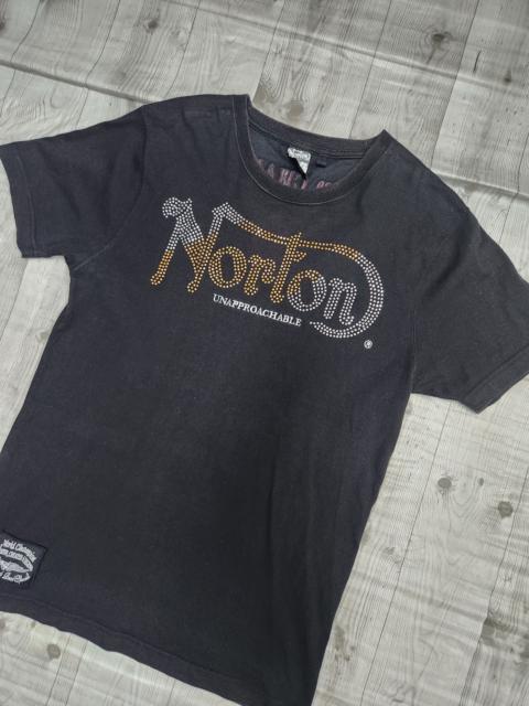 Racing - Vintage Norton Bling Bling Big Logo TShirt