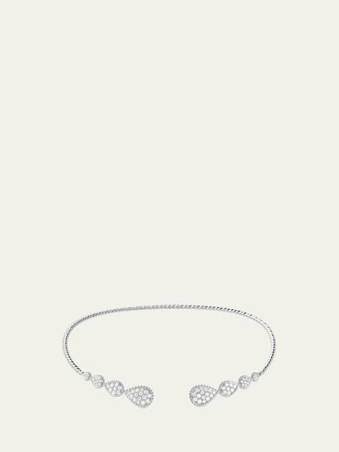 Boucheron Serpent Boheme 18K White Gold Diamond Choker Necklace