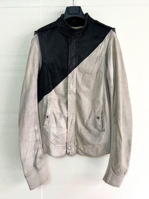 Rick Owens Rick Owens racing leather jacket