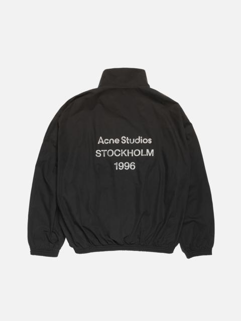 Acne Studios Logo zipper jacket - Black