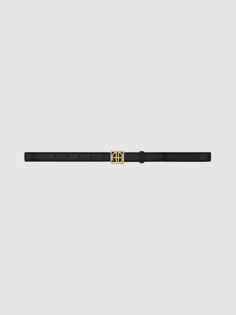 ANINE BING ANINE BING Monogram Belt in Black at Nordstrom