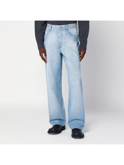 Dries Van Noten Dries Van Noten Light Blue Faded Jeans Men