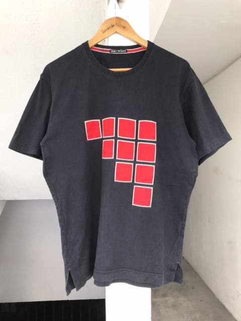 Other Designers Vintage Issey Miyake Red Rectangle Tee