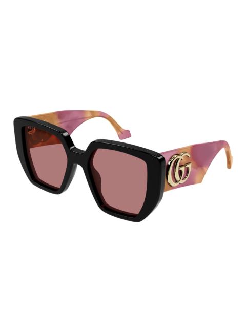 GUCCI Gucci Red Geometric Ladies Sunglasses GG0956S 010 54