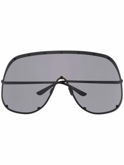 Rick Owens Rick Owens Men Oversized Pilot Sunglasses