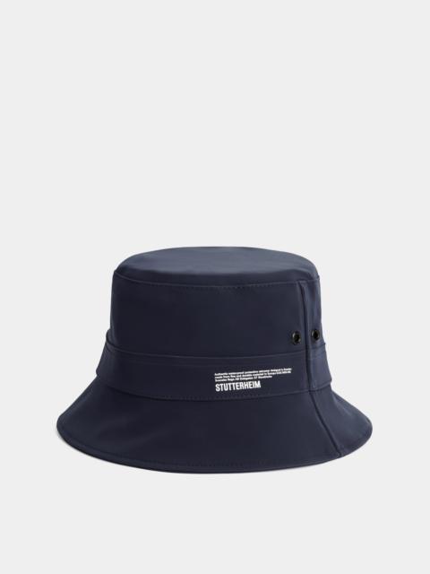 Stutterheim Beckholmen Matte Bucket Hat Navy