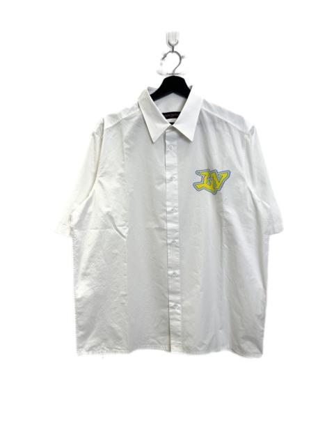 Louis Vuitton Louis Vuitton short-sleeved shirt with LV logo print