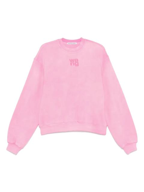 Alexander Wang Logo Puff Print Sweatshirt