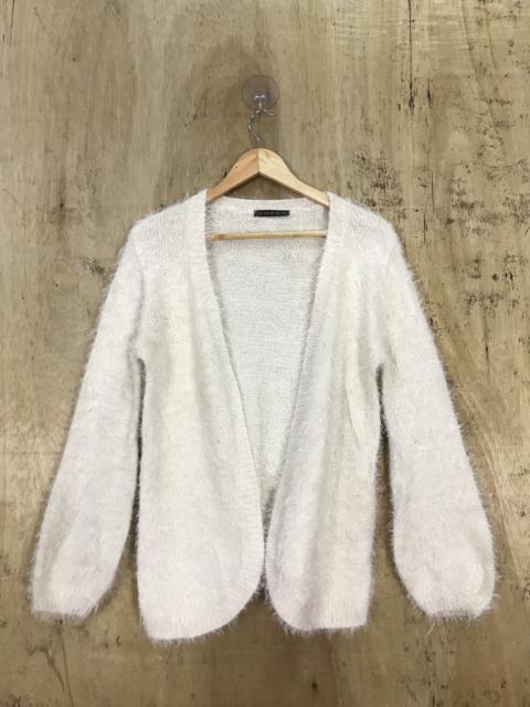 Other Designers Homespun Knitwear - Japanese Brand Mohair Soft Fur Open Knit Cardigan