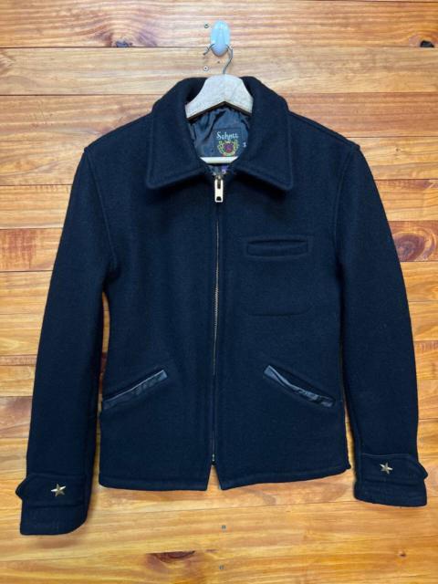 Other Designers Vintage - VINTAGE SCHOTT BROS KNE STAR WOOL JACKET