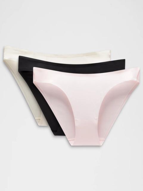 lululemon Wundermost Ultra-Soft Nulu Mid-Rise Bikini Underwear *3 Pack