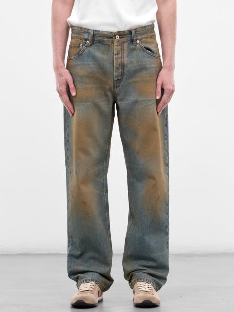 JACQUEMUS Dirty Berger De-Nîmes Jeans
