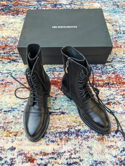 Ann Demeulemeester Ann Demeulemeester Black Leather Boots