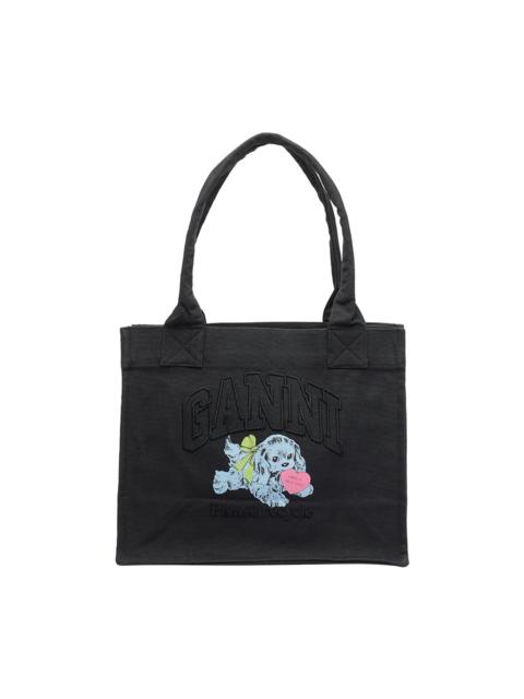 GANNI Ganni Women Large Puppy Tote Bag