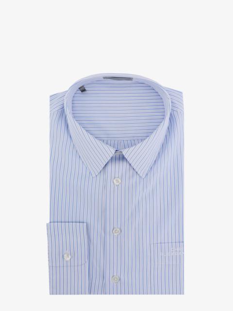 Dior Cotton Shirt With Striped Motif