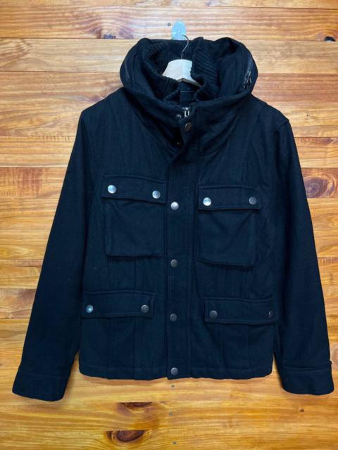 Other Designers Japanese Brand - ORIGINAL CONCEPT GARMENT STAND COLLAR WOOL JACKET