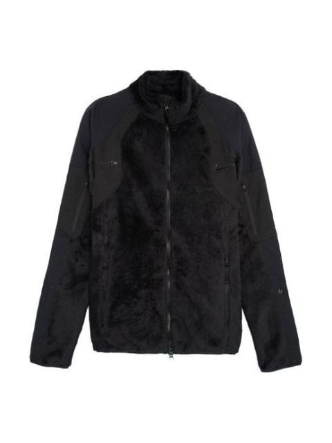 Nike Nike x Drake NOCTA Series Crossover polar fleece Splicing Stay Warm Jacket Asia Edition Black DA4133