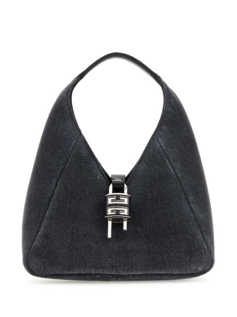 Givenchy Givenchy Women Black Denim Mini G-Hobo Handbag