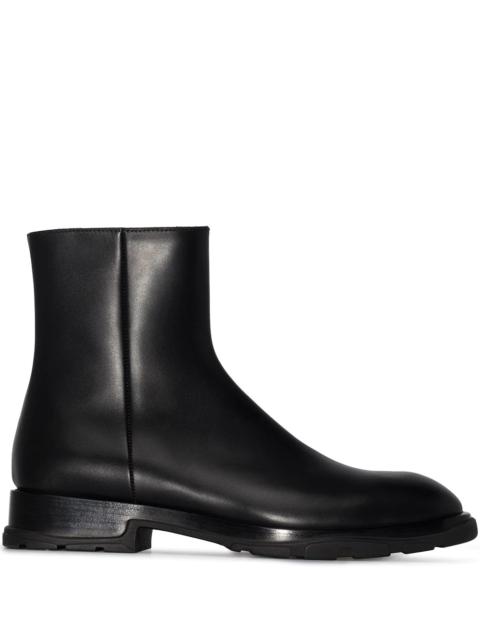 Alexander McQueen zip-up ankle boots