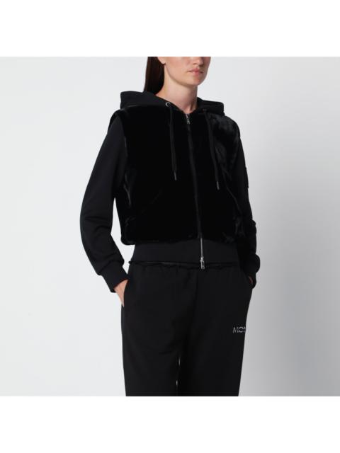 MOOSE KNUCKLES Moose Knuckles Rosylyn Bunny Black Cotton Hoodie Women