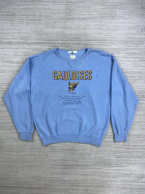 Other Designers Vintage 80s Gauloises Paris Big Spellout Sweatshirt