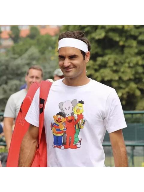 Other Designers Kaws - Kaws x Sesame Street Family Tee OriginalFake Japan Designer