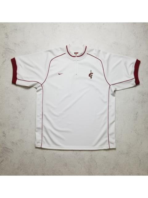 Nike VTG Cleveland Cavaliers NBA 1/4 Zip Shooting Shirt Jersey XL