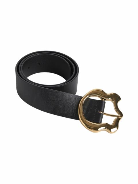 CYNTHIA ROWLEY Cynthia Rowley Signature Buckle Belt in Black at Nordstrom