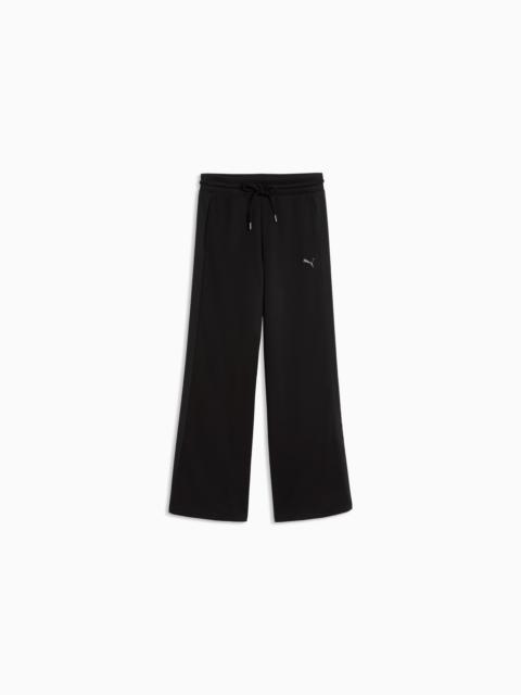 PUMA HER Women's High Waist, Wide Leg Pants