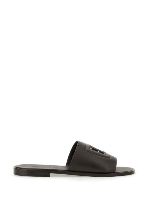 Dolce & Gabbana Sandal With Logo