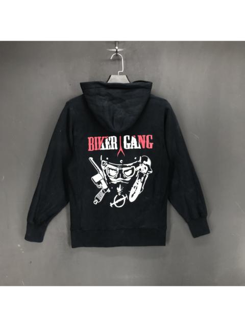 Other Designers Vintage - Biker Gang Big Logo Pullover Hoodies #1861-73