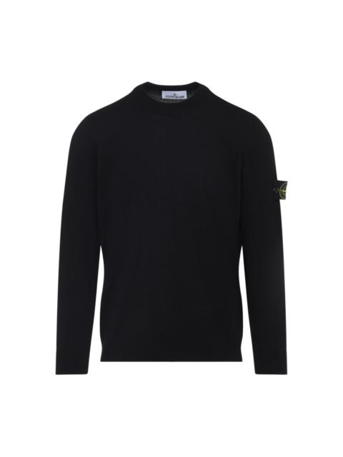 logo-patch crew-neck sweatshirt