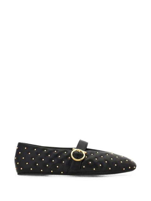 FERRAGAMO Ferragamo Women Leather Quilted Ballet Flats