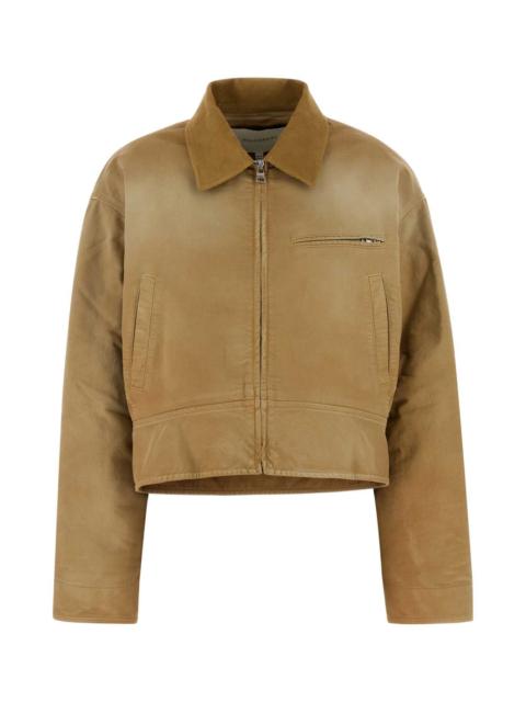 J.W. ANDERSON - Jw Anderson Women Camel Cotton Padded Jacket