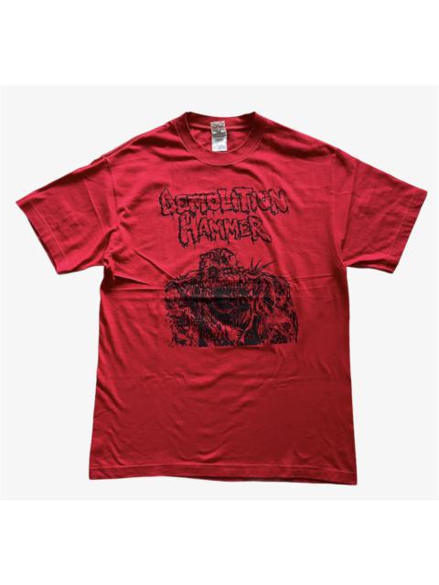Other Designers Vintage - Vintage Demolition Hammer metal band tee