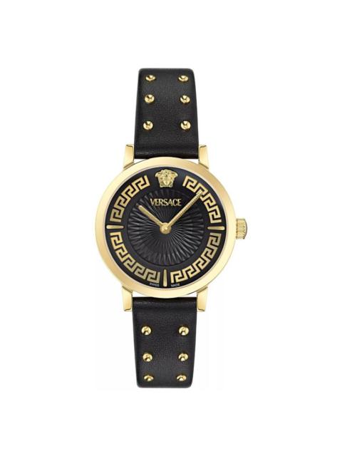 VERSACE Versace Greca Fortuna Quartz Black Dial Ladies Watch VE0A00225