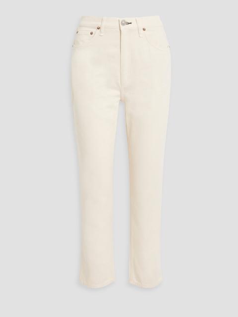 rag & bone Mid-rise straight-leg jeans