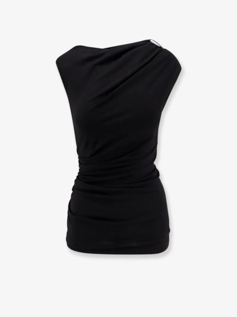 Brunello Cucinelli Wool And Stretch Viscose Top