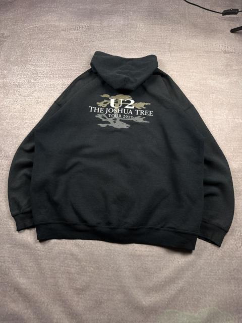 Other Designers Band Tees - Vintage Faded Rock Band U2 The Joshua Tree Tour Zip Hoodie